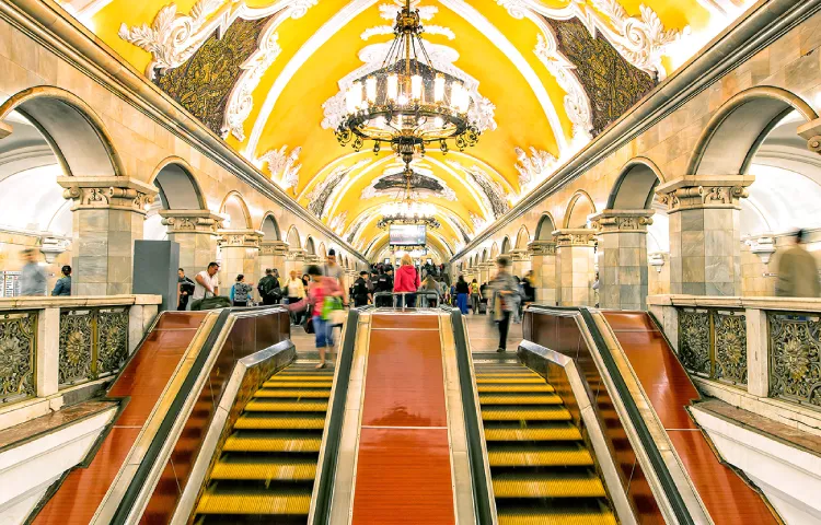 ایستگاه مترو در روسیه