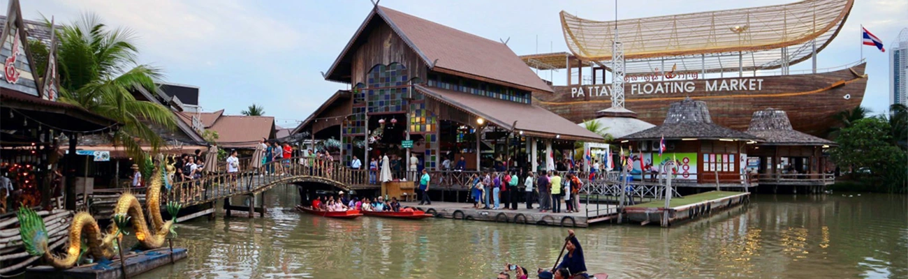 بازار شناور پاتایا؛ تجربه خرید و تفریح در دل آب